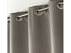 Douceur d'intérieur Cortina opaca para radiador de baja altura con un 90 % de oscurecimiento 135 x 180 cm Gris Discount