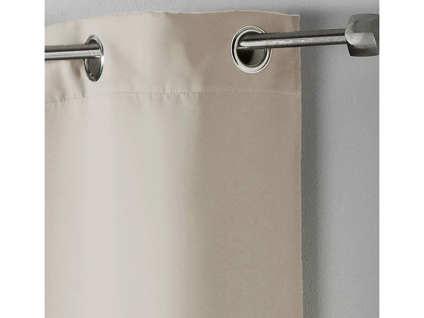 Douceur d'intérieur Cortina opaca para radiador de baja altura con un 90 % de oscurecimiento 135 x 180 cm Marfil Sale