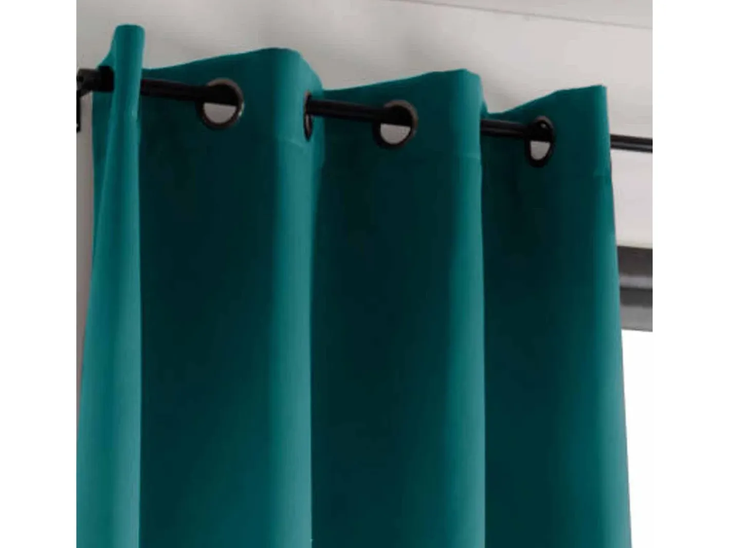 Best Cortina opaca unida 210gr/m² 135 x 250 cm Azul verdoso