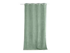 Sale DECOSTAR Cortina térmica de terciopelo con forro polar Verde
