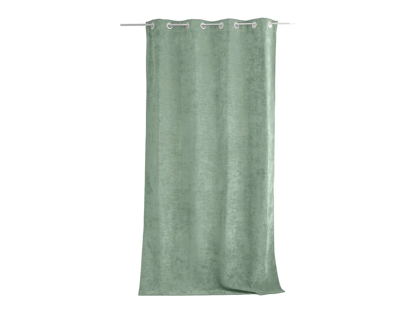Sale DECOSTAR Cortina térmica de terciopelo con forro polar Verde