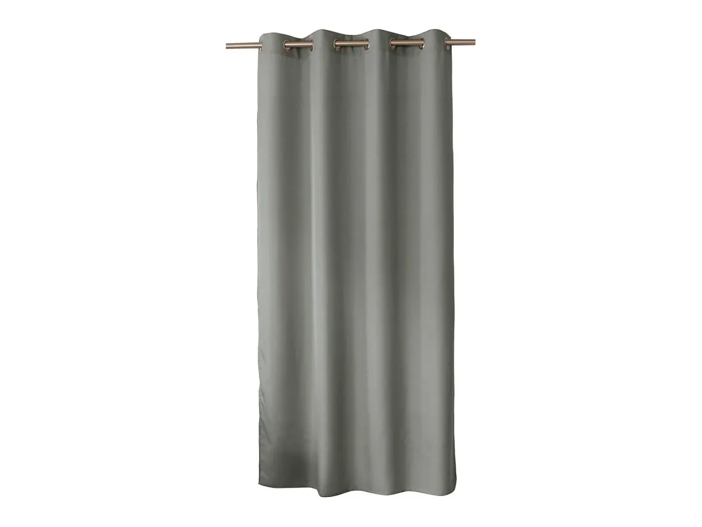 DECOSTAR Cortina unida con ollaos Gris Discount