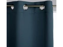 Atmosphera Ropa De Casa-Cortinas Opaco 135 x 240 cm Poliéster Verde Azul