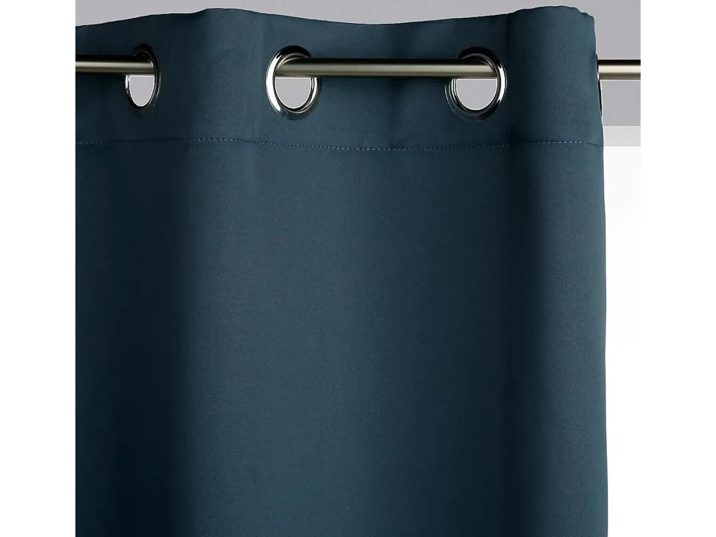 Atmosphera Ropa De Casa-Cortinas Opaco 135 x 240 cm Poliéster Verde Azul