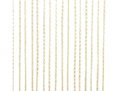 Ropa De Casa-Cortinas de flecos 2 piezas 140x250 cm ES491975 Crema