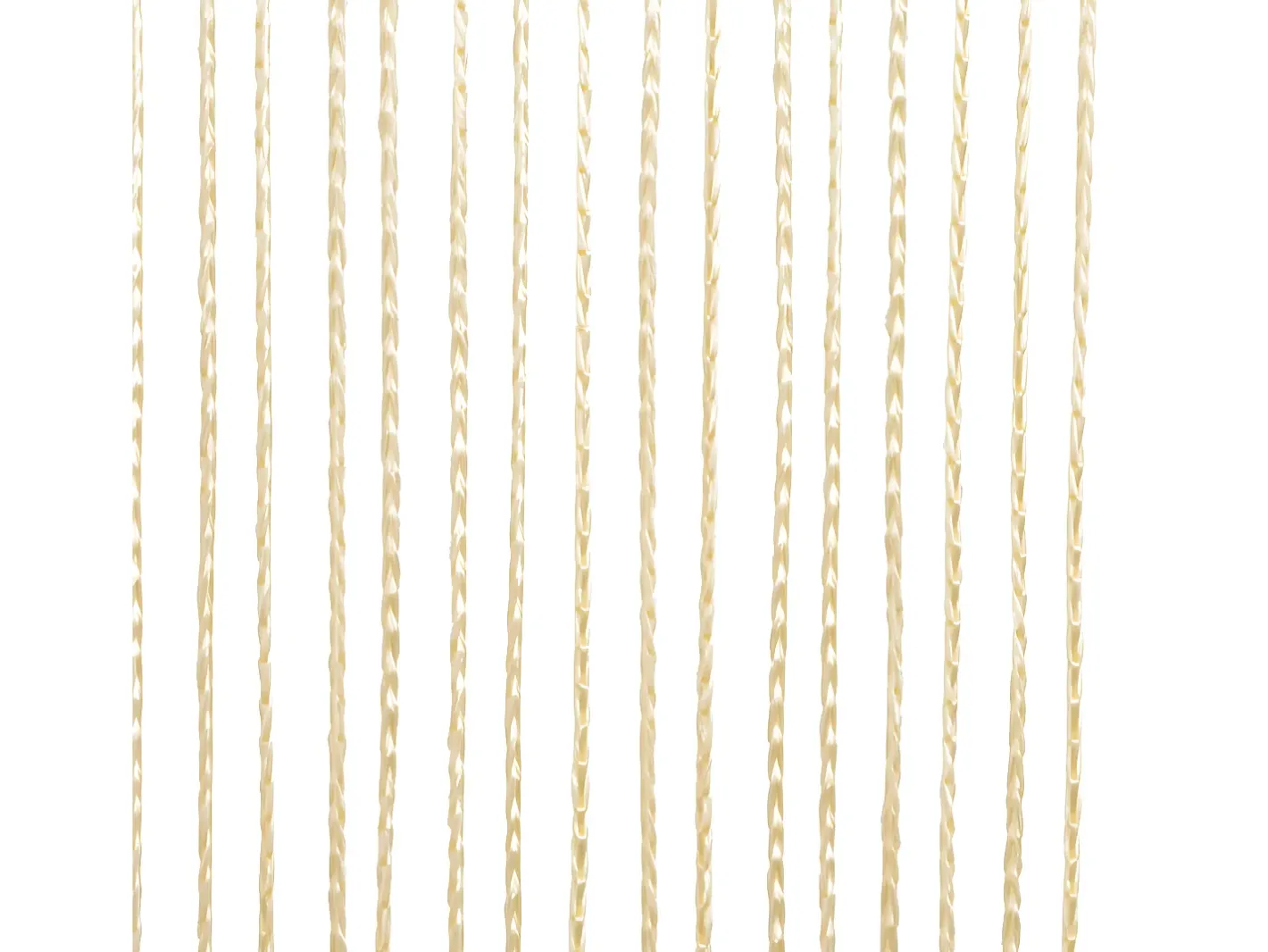Ropa De Casa-Cortinas de flecos 2 piezas 140x250 cm ES491975 Crema