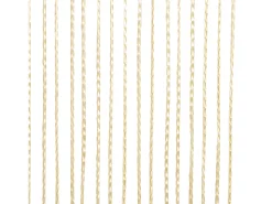 Ropa De Casa-Cortinas de flecos 2 piezas 140x250 cm ES491975 Crema