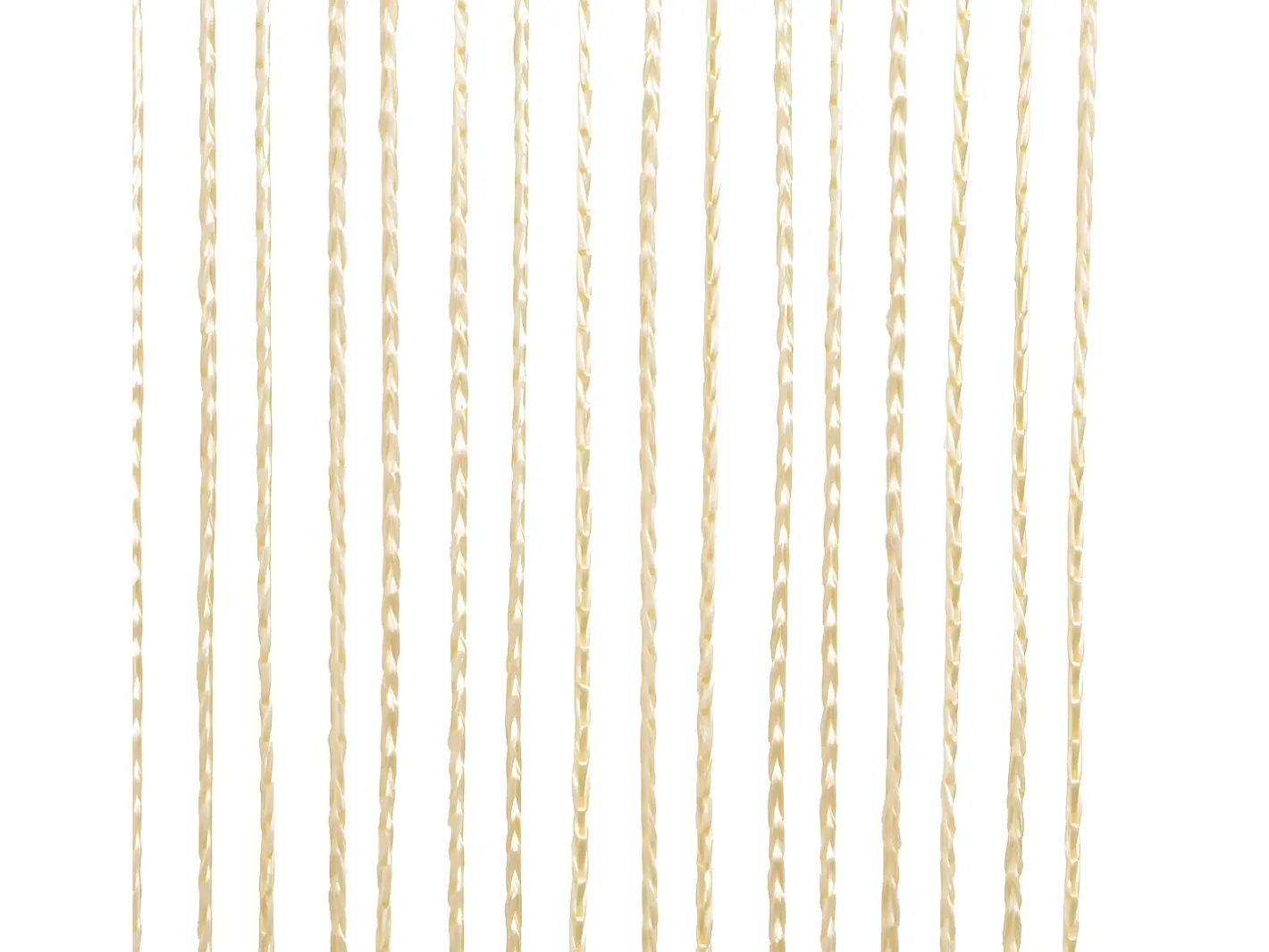 Ropa De Casa-Cortinas de flecos 2 piezas 140x250 cm ES491975 Crema