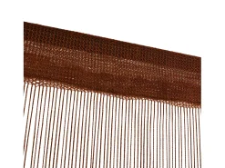 Ropa De Casa-Cortinas de flecos 2 piezas 100x250 cm marrón ES865698 Marru00f3n