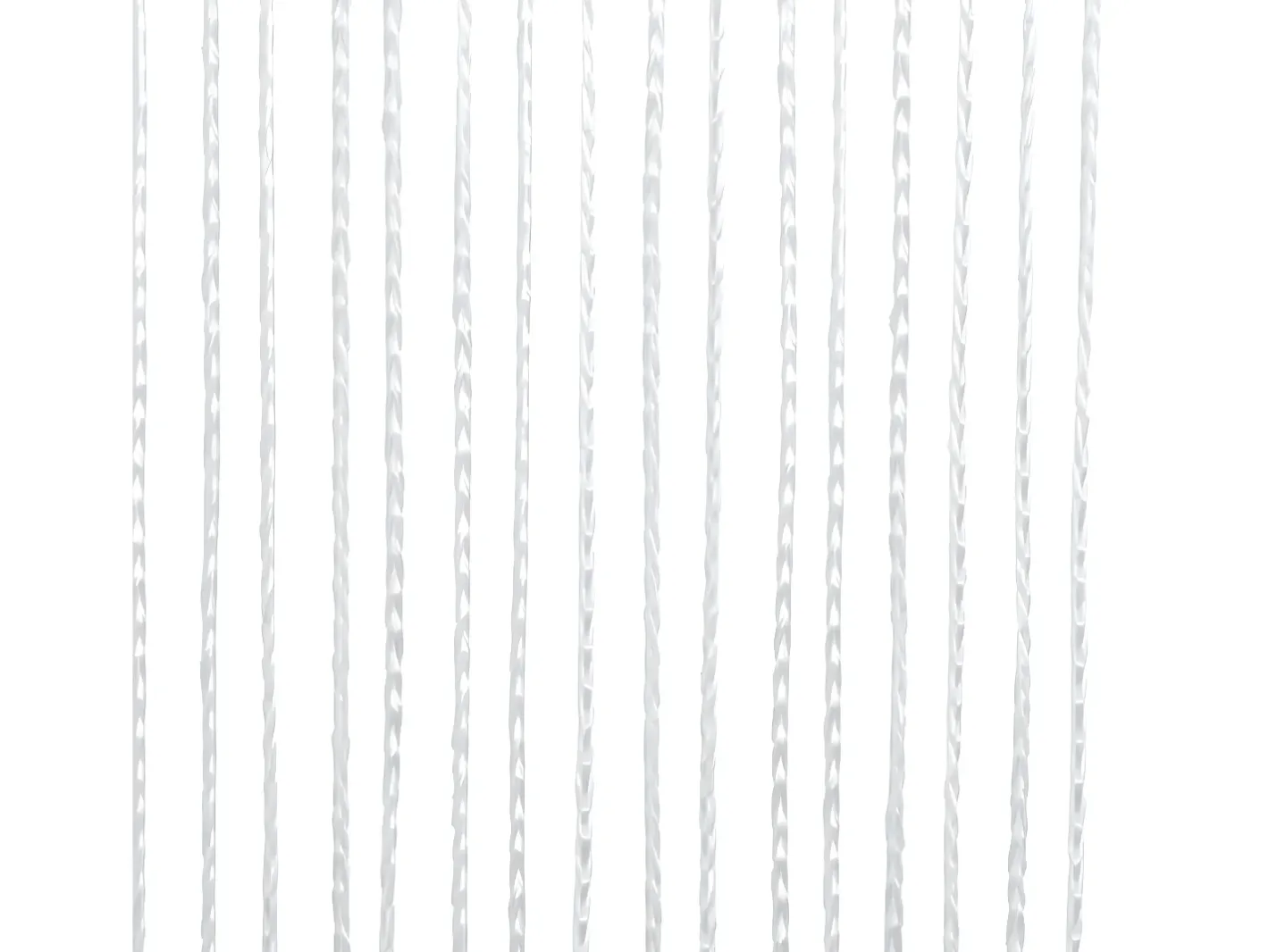 Hot Cortinas de flecos 2 piezas 100x250 cm blancas ES524168 Blanco