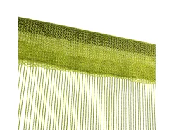 Cortinas de flecos 2 piezas 100x250 cm ES507250 Verde Best