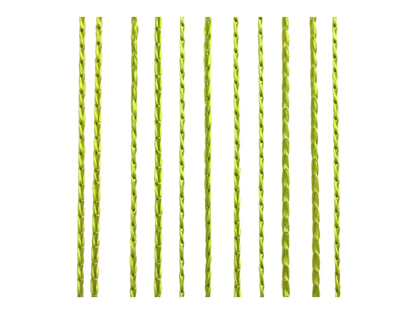 Cortinas de flecos 2 piezas 100x250 cm ES507250 Verde Best