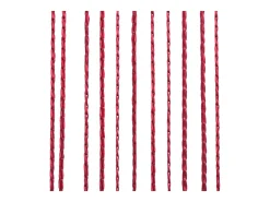 Ropa De Casa-Cortinas de flecos 2 piezas 140x250 cm burdeos ES787497 Rojo