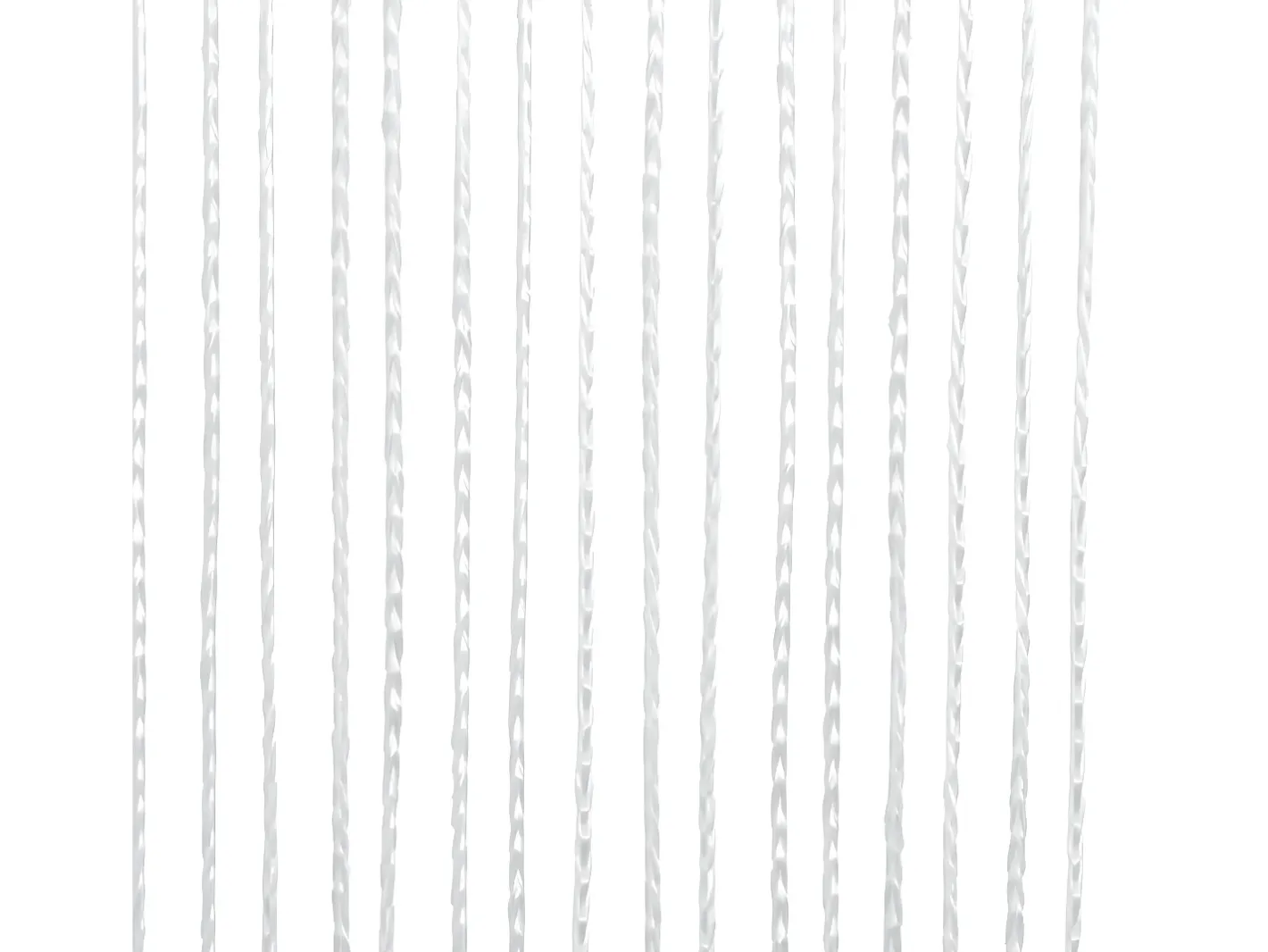 Cortinas de flecos 2 piezas 140x250 cm blancas ES329177 Blanco Discount