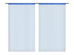Ropa De Casa-Cortinas de flecos 2 piezas 100x250 cm ES476266 Azul
