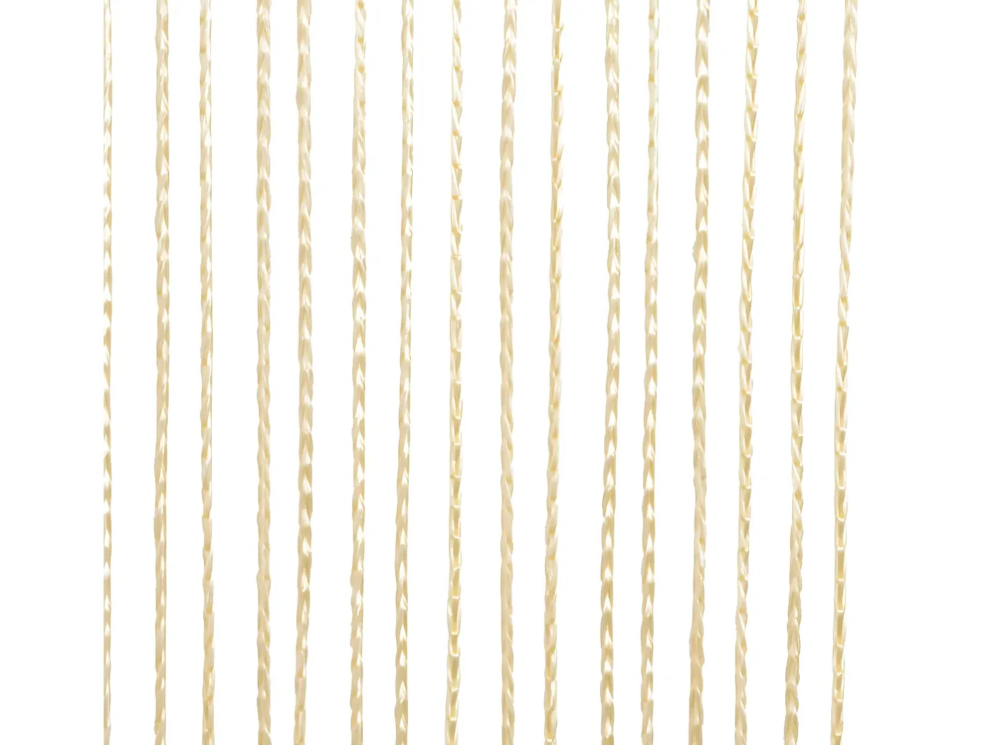Ropa De Casa-Cortinas de flecos 2 piezas 100x250 cm ES882244 Crema