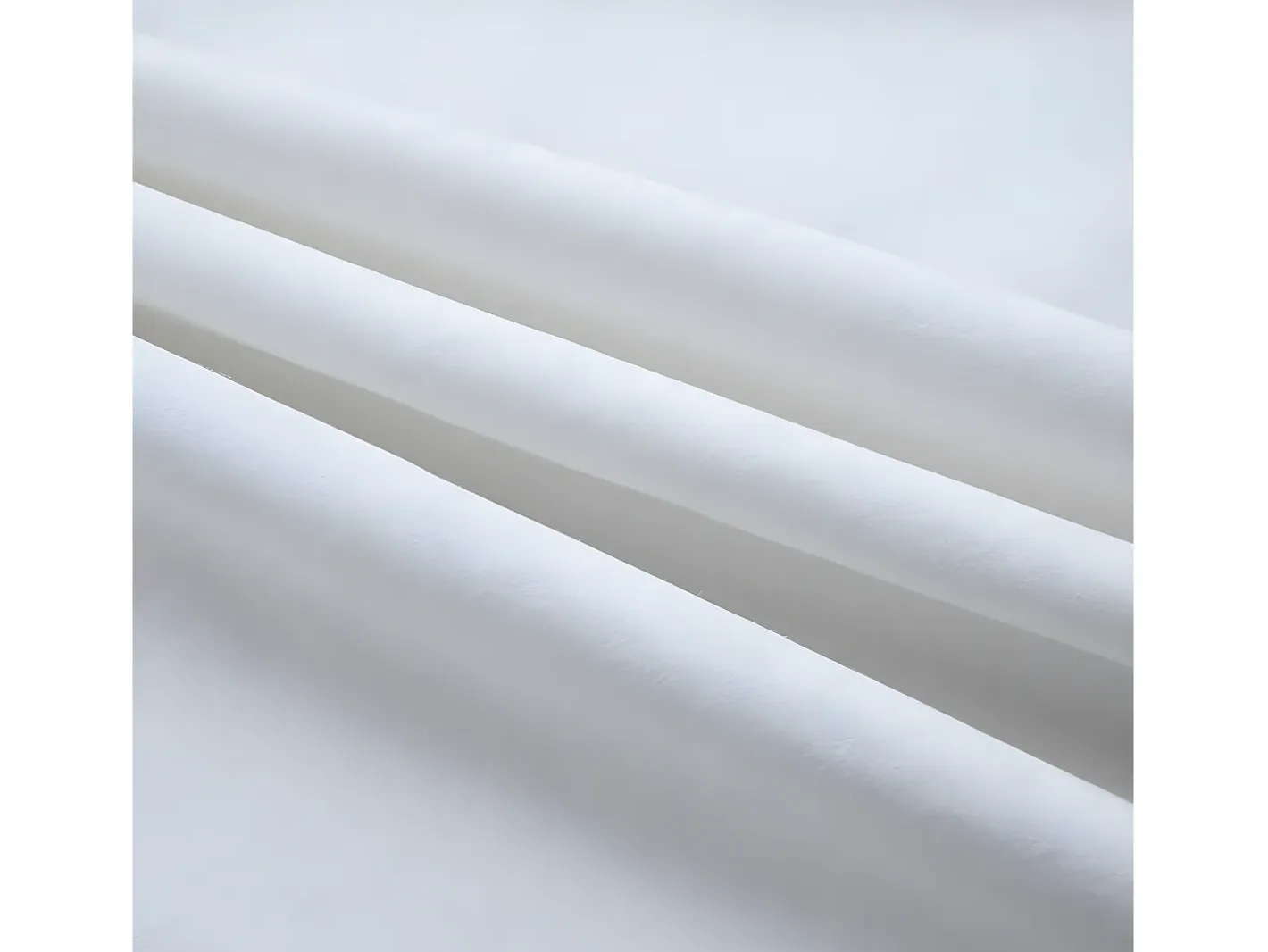 Ropa De Casa-Cortinas opacas anillas de metal 2 pzas crudo 140x245 cm ES645231 Blanco