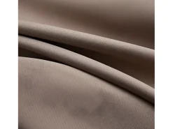 Cortinas opacas con anillas de metal 2 pzs gris 140x225 cm ES795955 Topo Sale