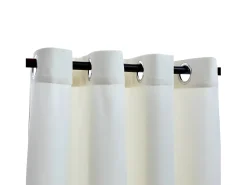 Hot Cortinas opacas con anillas 2 pzas terciopelo 140x245 cm ES243536 Crema