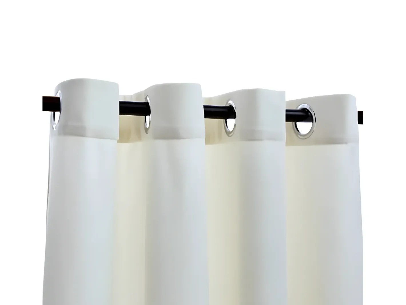 Hot Cortinas opacas con anillas 2 pzas terciopelo 140x245 cm ES243536 Crema