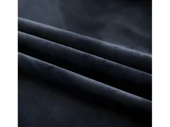 Cortinas opacas con ganchos 2 uds terciopelo 140x245 cm ES697872 Negro Outlet