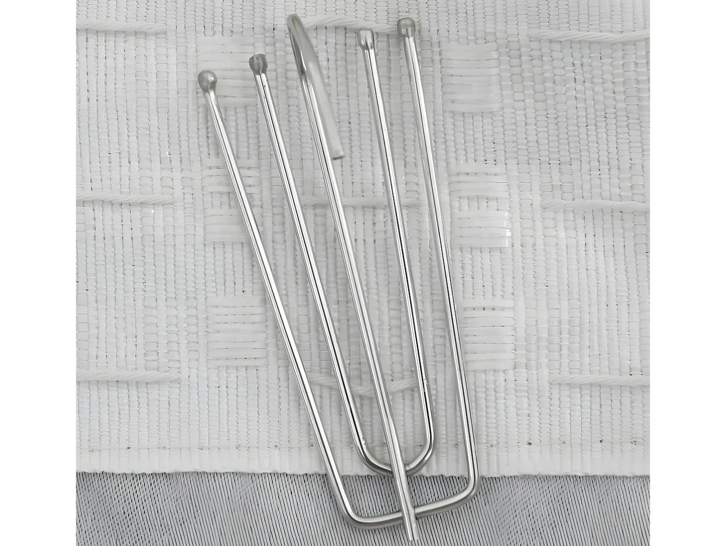 Hot Cortinas opacas con ganchos look de lino 2 pzas 140x245cm ES121491 Beige
