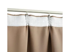Cortinas opacas con ganchos 2 piezas gris 140x225 cm ES499533 Topo Hot