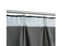 Cortinas opacas y ganchos 2 pzas terciopelo antracita 140x225cm ES514853 Gris antracita Outlet