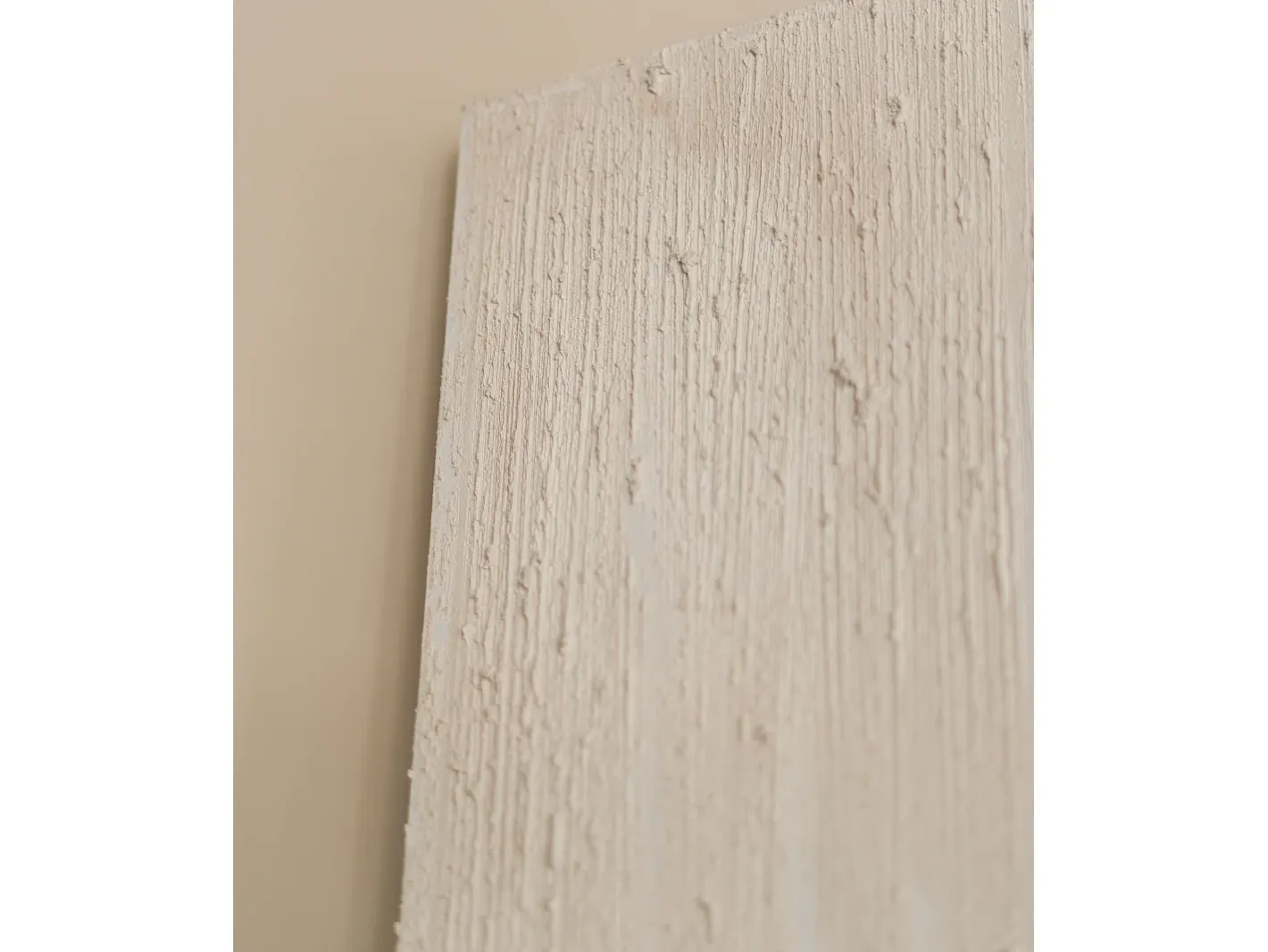 Online DECOWOOD Cuadro decorativo sobre lienzo de algodón con marco de madera negro pintado artesanalmente con pintura al oleo de 80x100cm - ADRIANA - Beige