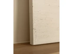 DECOWOOD Cuadro decorativo sobre lienzo de algodón con marco de madera negro pintado artesanalmente con pintura al oleo de 80x100cm - BRISA - Multicolor Hot