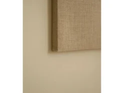New DECOWOOD Cuadro decorativo sobre lienzo de lino con marco de madera negro pintado artesanalmente con pintura al oleo de 100x150cm - NIMBA - Multicolor