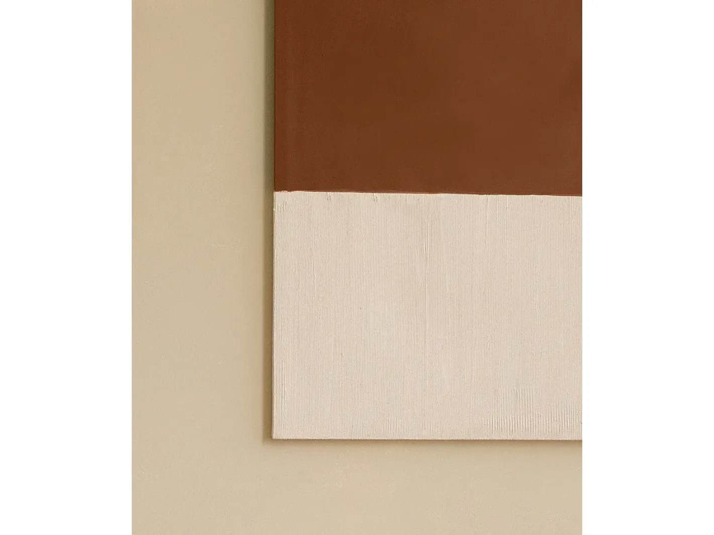 Sale DECOWOOD Cuadro decorativo sobre lienzo de algodón con marco de madera blanco pintado artesanalmente con pintura al oleo de 100x150cm - MARINA - Multicolor