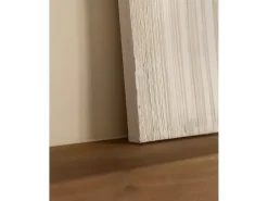 Sale DECOWOOD Cuadro decorativo sobre lienzo de algodón con marco de madera blanco pintado artesanalmente con pintura al oleo de 100x150cm - TESA - Multicolor