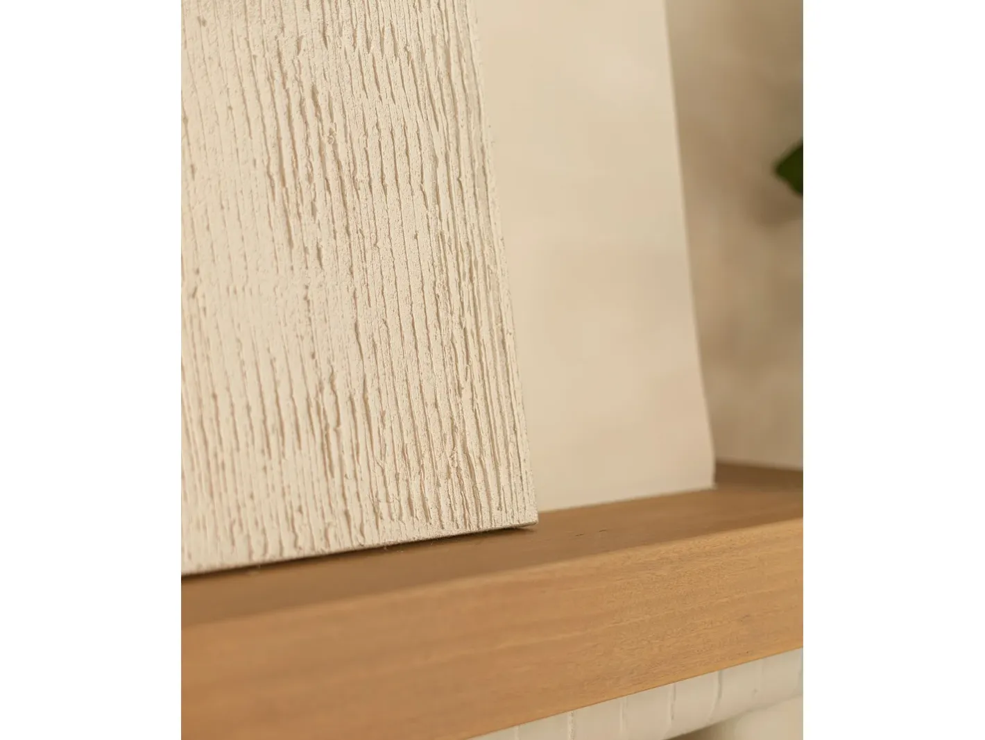 Hot DECOWOOD Cuadro decorativo sobre lienzo de lino con marco de madera marrón oscuro pintado artesanalmente con pintura al oleo de 100x150cm - MARLENE - Multicolor