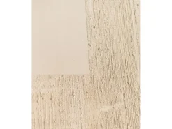 Sale DECOWOOD Cuadro decorativo sobre lienzo de algodón con marco de madera blanco pintado artesanalmente con pintura al oleo de 60x80cm - DEVA - Beige