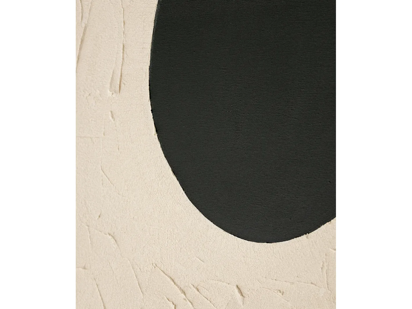 DECOWOOD Cuadro decorativo sobre lienzo de algodón con marco de madera marrón oscuro pintado artesanalmente con pintura al oleo de 100x150cm - VARO - Multicolor