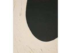 Best DECOWOOD Cuadro decorativo sobre lienzo de algodón con marco de madera negro pintado artesanalmente con pintura al oleo de 60x80cm - VARO - Multicolor