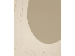 New DECOWOOD Cuadro decorativo sobre lienzo de algodón con marco de madera marrón oscuro pintado artesanalmente con pintura al oleo de 60x80cm - VARO - Multicolor