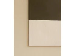 DECOWOOD Cuadro decorativo sobre lienzo de algodón con marco de madera blanco pintado artesanalmente con pintura al oleo de 100x150cm - MARINA - Multicolor Hot