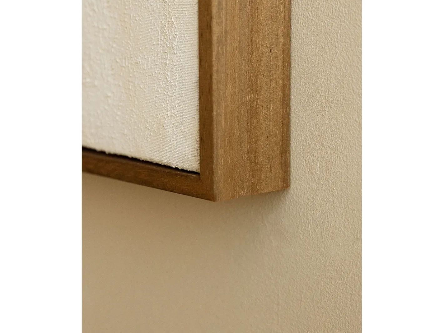 Sale DECOWOOD Cuadro decorativo sobre lienzo de algodón con marco de madera marrón oscuro pintado artesanalmente con pintura al oleo de 100x150cm - SILVANA - Multicolor