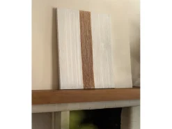 DECOWOOD Cuadro-Cuadro decorativo sobre lienzo de algodón pintado artesanalmente con pintura al oleo sin marco de 80x100cm - TESA - Multicolor