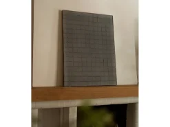 Sale DECOWOOD Cuadro decorativo sobre lienzo de algodón con marco de madera marrón claro pintado artesanalmente con pintura al oleo de 100x150cm - JAN - Marru00f3n