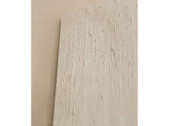 Online DECOWOOD Cuadro decorativo sobre lienzo de algodón con marco de madera marrón oscuro pintado artesanalmente con pintura al oleo de 80x100cm - ADRIANA - Beige