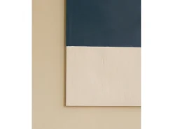 New DECOWOOD Cuadro decorativo sobre lienzo de algodón pintado artesanalmente con pintura al oleo sin marco de 80x100cm - MARINA - Multicolor