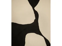 Online DECOWOOD Cuadro decorativo sobre lienzo de algodón con marco de madera blanco pintado artesanalmente con pintura al oleo de 80x100cm - MISIA - Multicolor