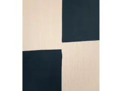 DECOWOOD Cuadro-Cuadro decorativo sobre lienzo de algodón pintado artesanalmente con pintura al oleo sin marco de 80x100cm - PRISMA - Multicolor