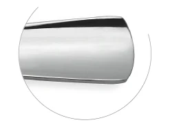 Amefa Cubertería de 24 piezas Vision de acero inoxidable brillante - Estilo contemporáneo Plateado Outlet