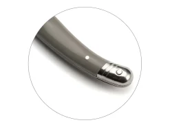 Lou Laguiole Cubertería Laguiole Tradition 24 piezas Taupe - Hoja microdentada de acero templado - Mango de polipropileno - Estuche incluido Topo New
