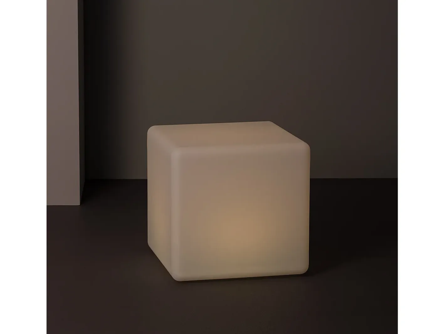 Sale Ledkia Cubo LED RGBW Recargable 40x40 cm 400 mm Blanco