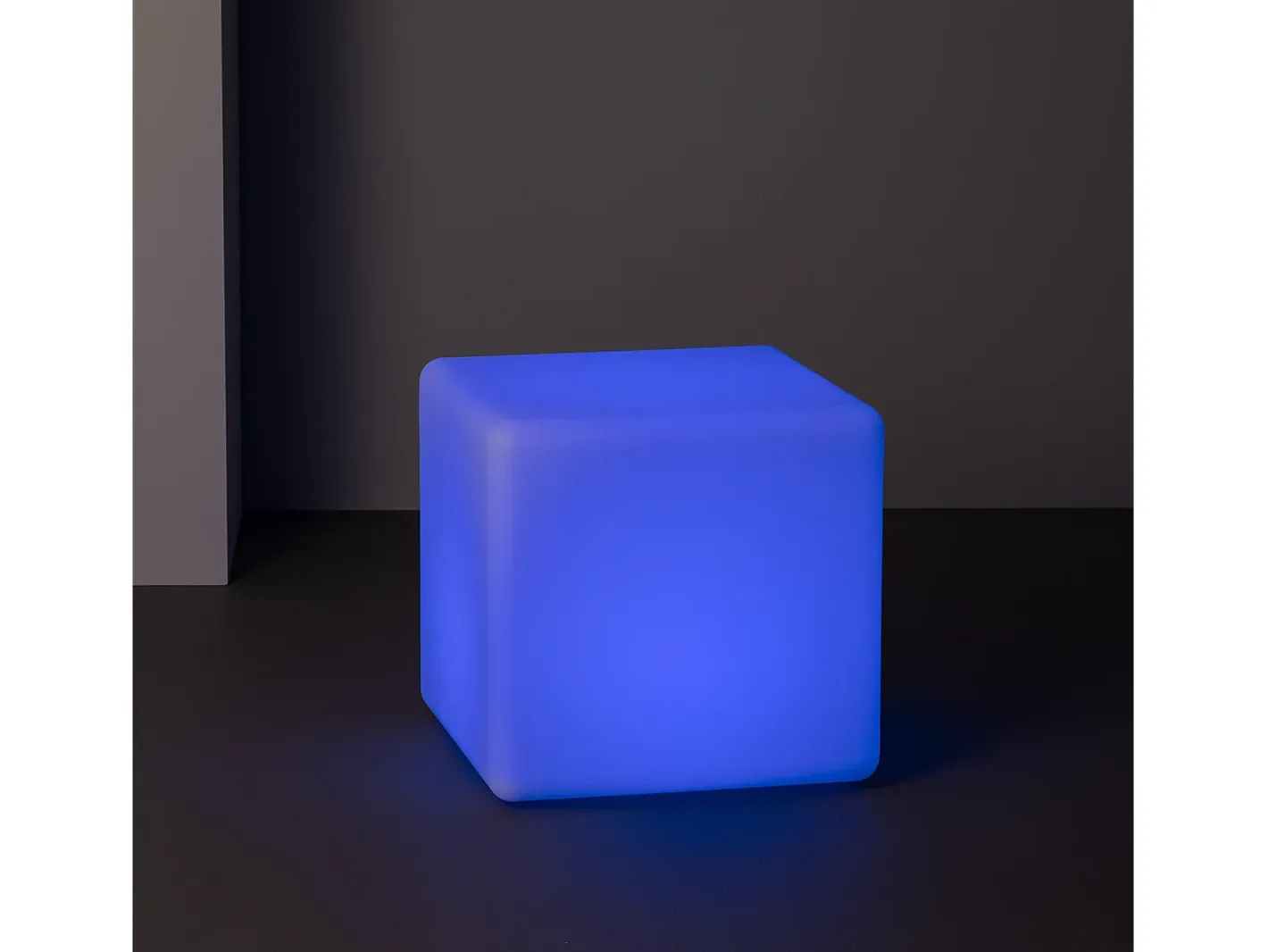 Sale Ledkia Cubo LED RGBW Recargable 40x40 cm 400 mm Blanco